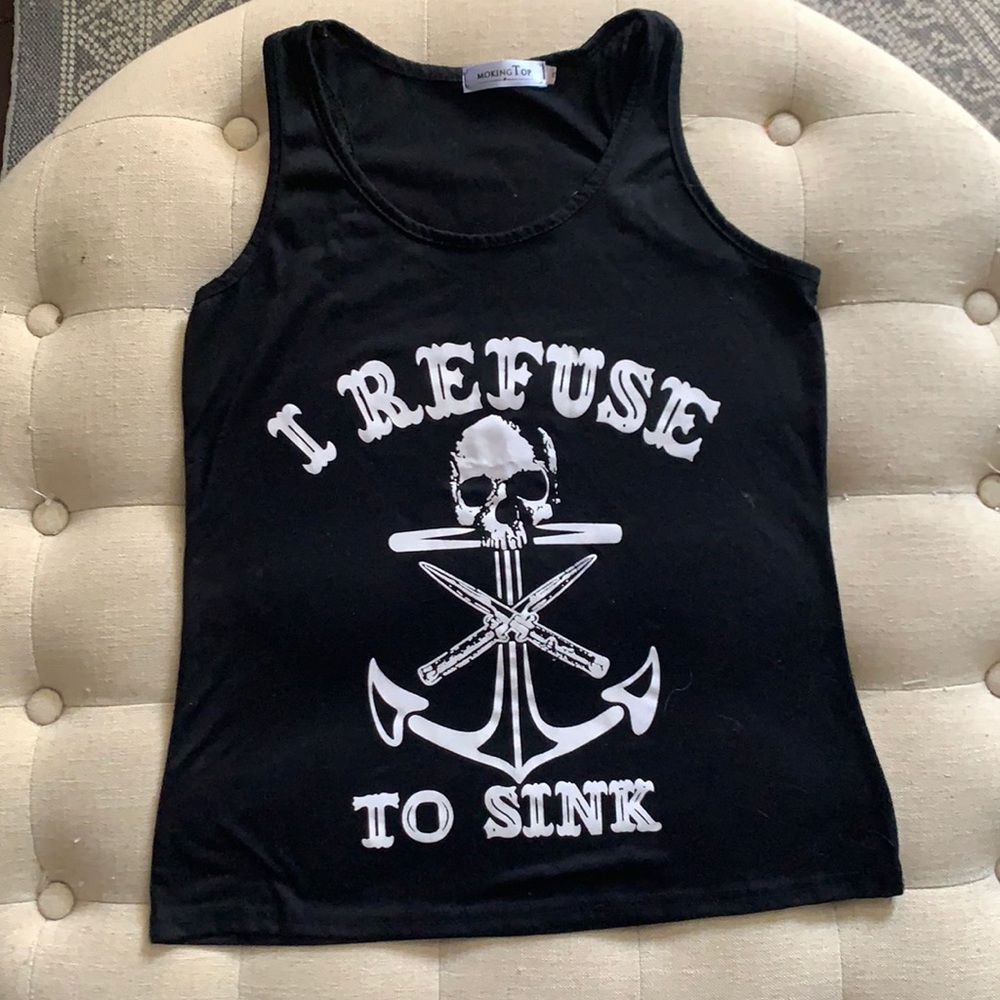 I refuse to sink tank top